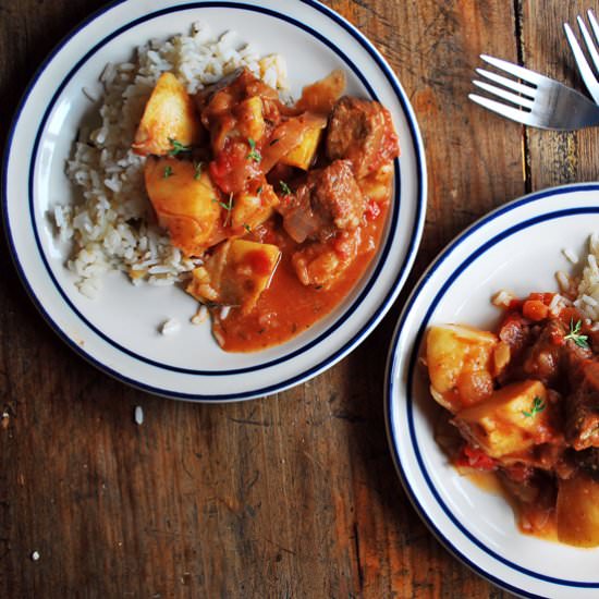 Stew with Potatoes