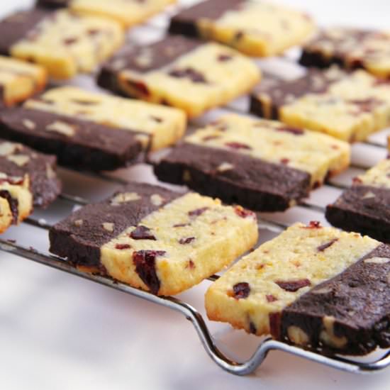 Mocha & Orange Icebox Cookies