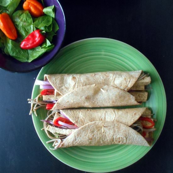 Vegan Tofu Wraps