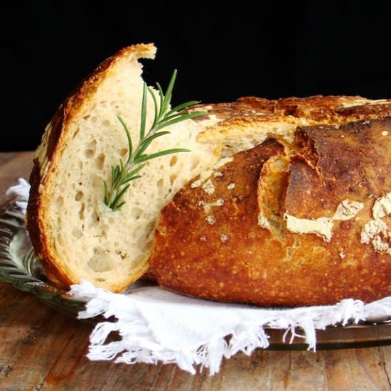 No Knead Bread (Sourdough)