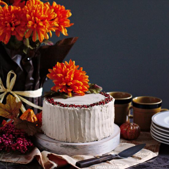 Harvest Cake with Brown Sugar Frost