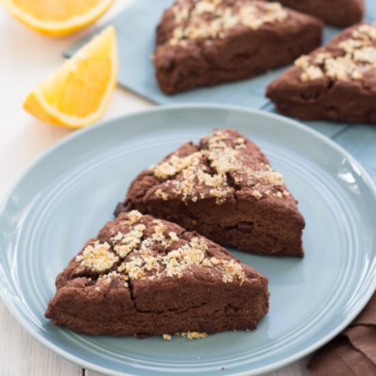 Double Chocolate Orange Scones