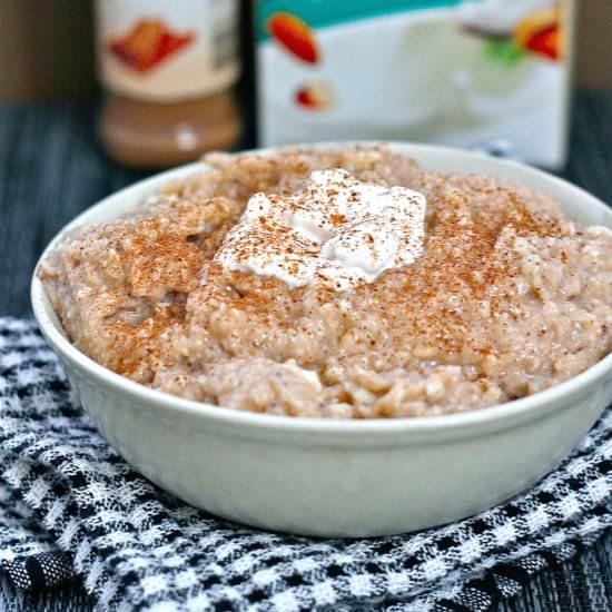 Cinnamon Bun Oatmeal