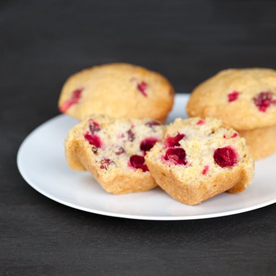 Cranberry Corn Muffins