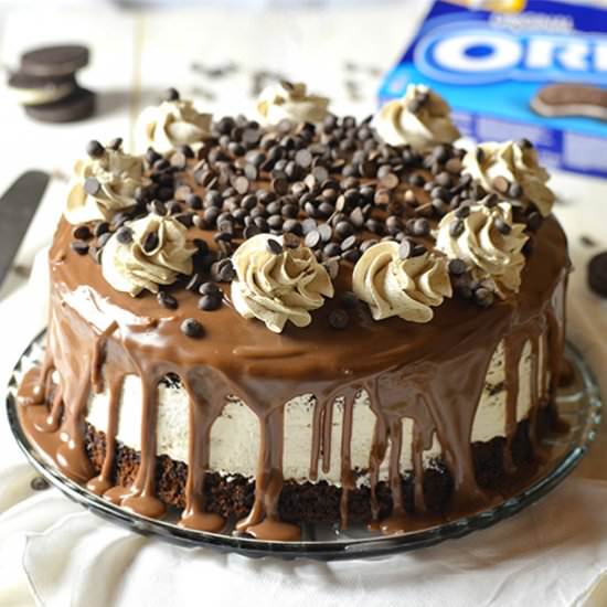 Oreo Cheesecake Chocolate Cake