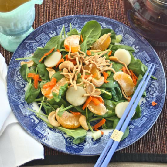 Asian Salad with Ponzu Dressing