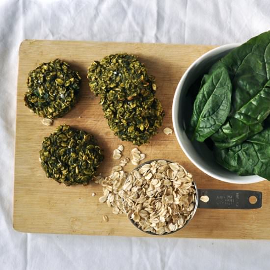Easy Spinach Oatmeal Cookies
