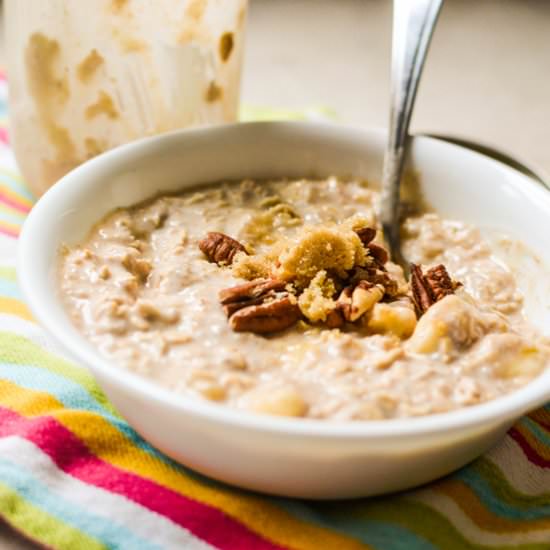 Banana + Chia Overnight Oats