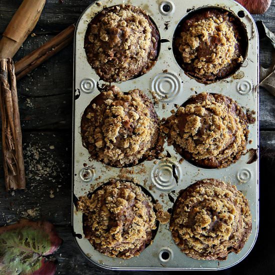 Apple and Persimmon Cinnamon Muffin