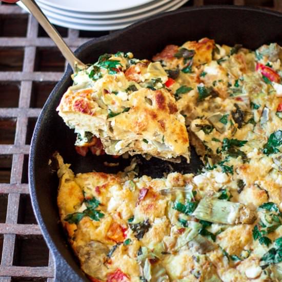 Egg Casserole Mediterranean Style