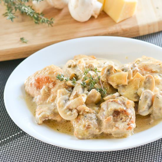 Creamy Chicken and Mushroom Skillet