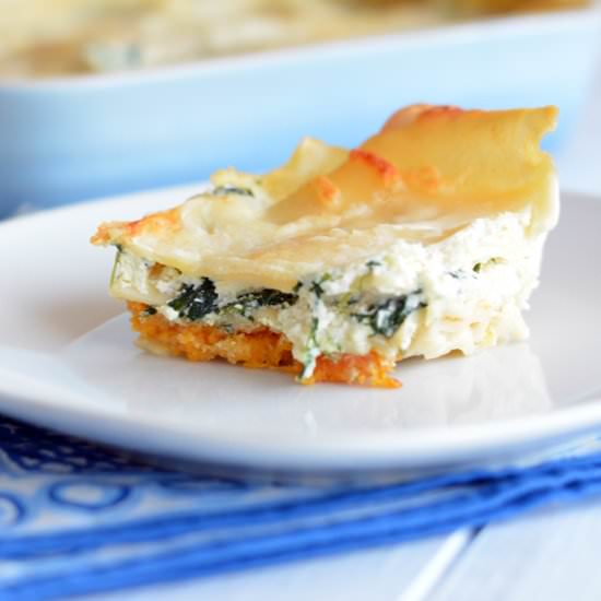 Three Cheese Squash Lasagna
