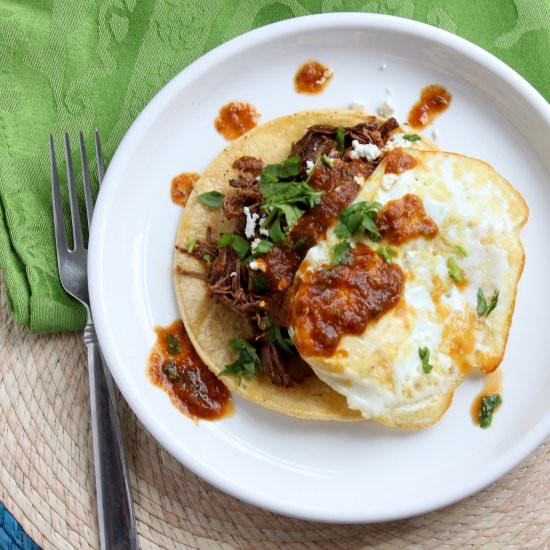 Machaca con Huevos
