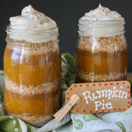 Layered Pumpkin Caramel Pie