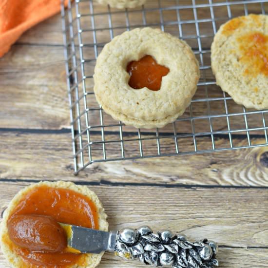 Gluten Free Pumpkin Butter Linzer