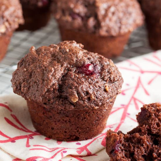 Chocolate Oatmeal Muffins