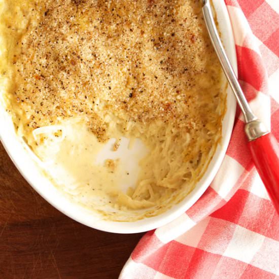 Grated Potato Casserole