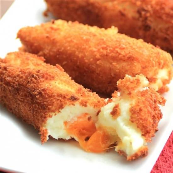 Cheesy Mashed Potato Croquettes