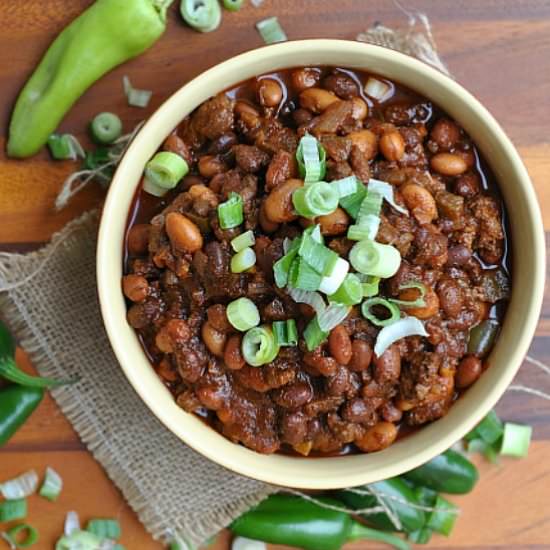 Sweet and Smoky Chili