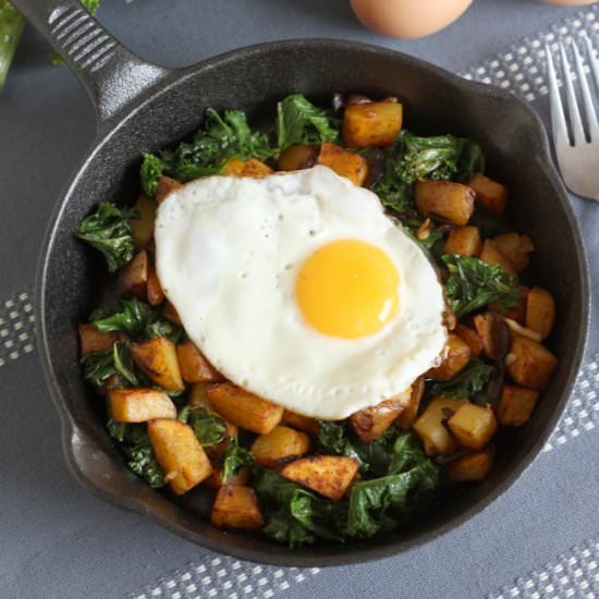 Kale and Potato Breakfast Hash