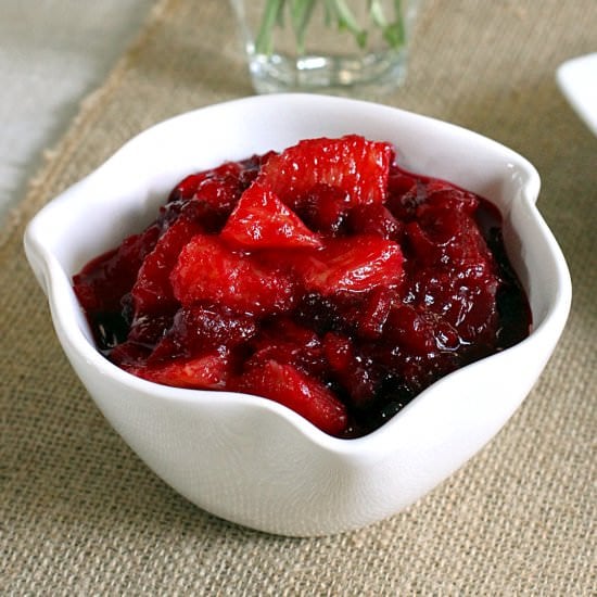 Mulled-Wine Cranberry Sauce