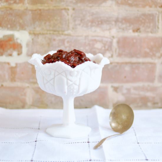 Dried Cherry Cranberry Sauce