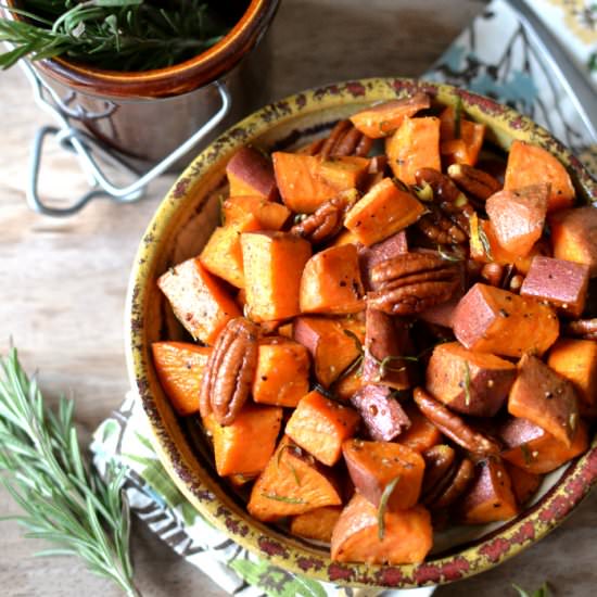Rosemary Roasted Sweet Potatoes