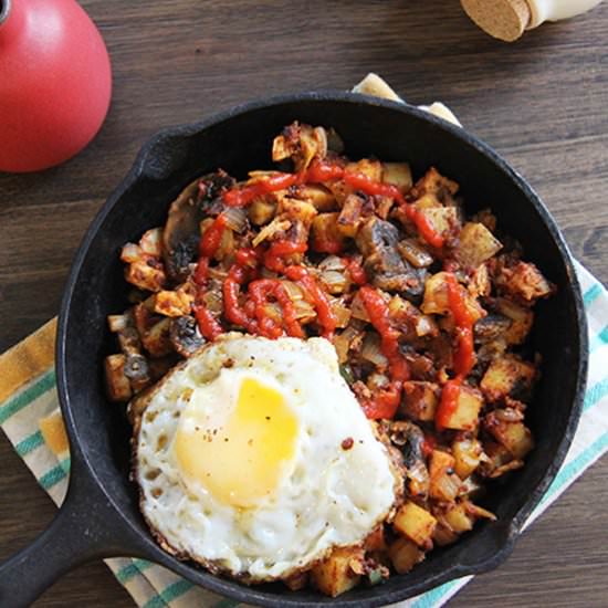 Turkey & Chorizo Breakfast Hash