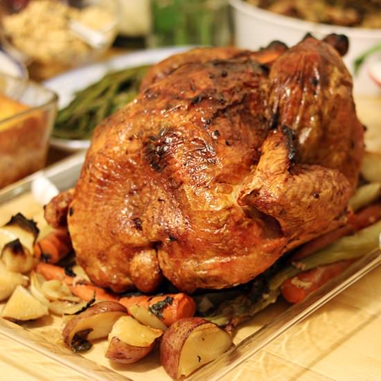 Herb-Buttered Roast Turkey