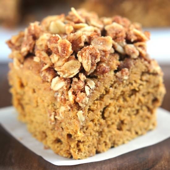 Pumpkin Streusel Coffee Cake