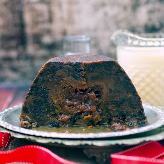 Hidden Orange Christmas Pudding