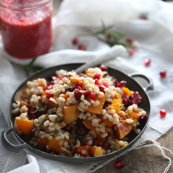 Barley Butternut Squash Salad