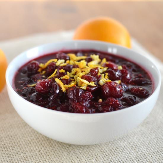 Cranberry Orange Sauce