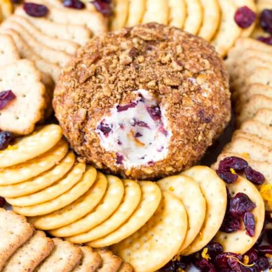 Cranberry and Orange Cheese Ball