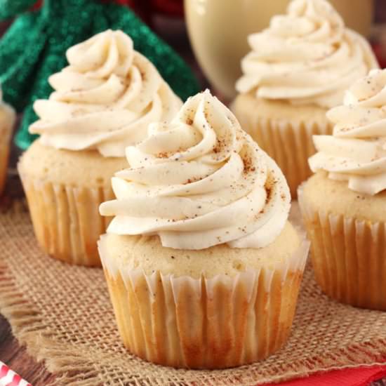 Eggnog Cupcakes