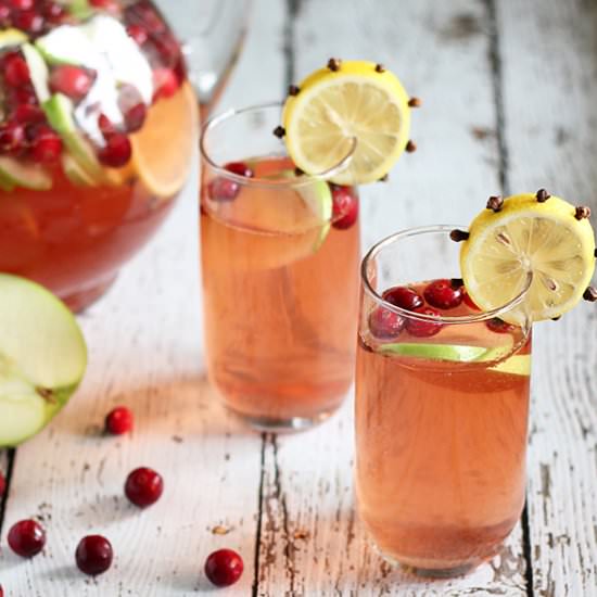 Spiced Cranberry Apple Sangria