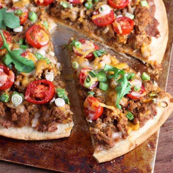 Turkey Taco Pizza