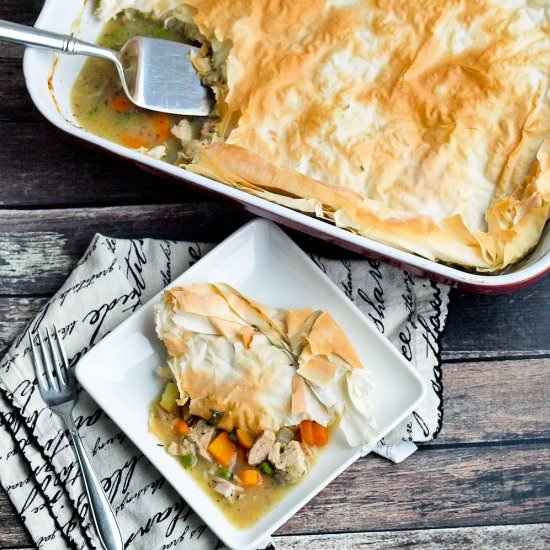 Lightened Up Turkey Pot Pie
