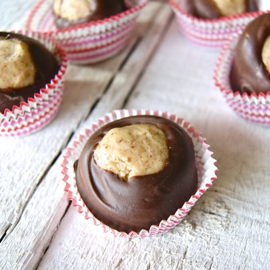 Almond Butter Buckeyes