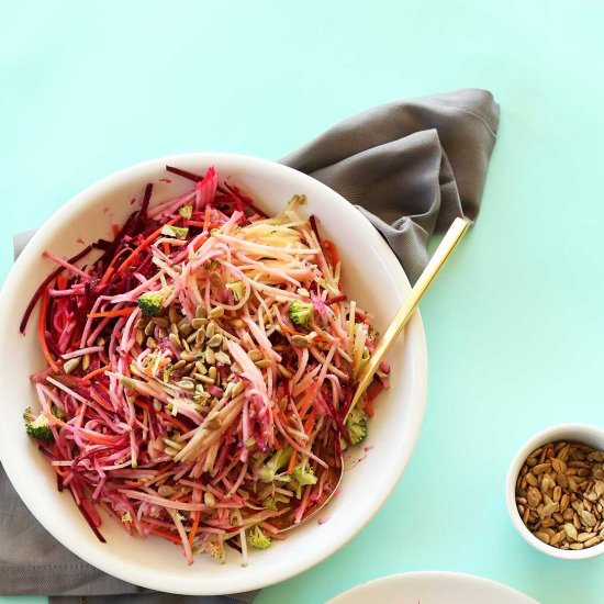 Simple Vegan Fall Slaw