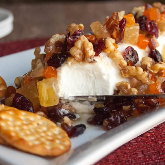Goat Cheese with Honeyed Fruit&Nuts