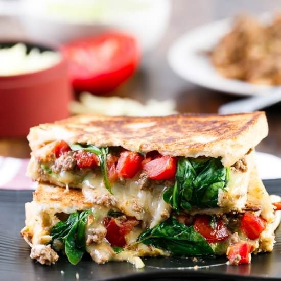 Loaded Taco Grilled Cheese