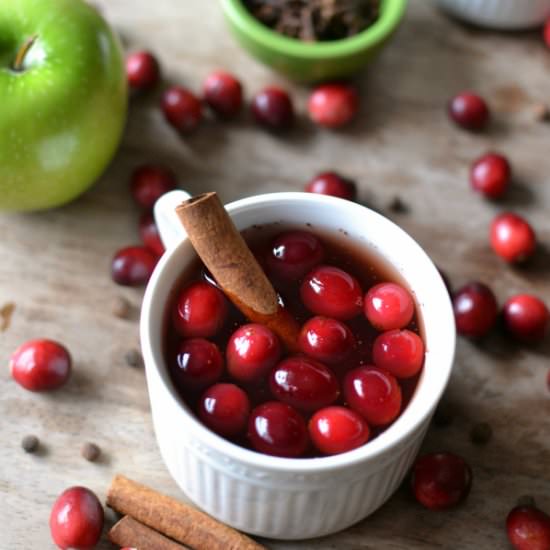 Spiced Cranberry Apple Cider