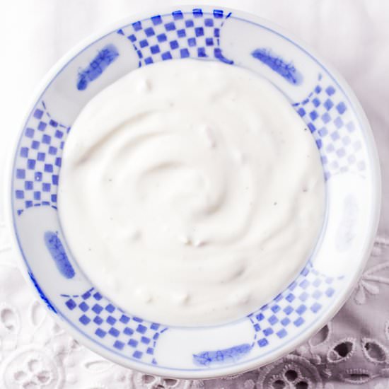 Yogurt with Shallot Dip