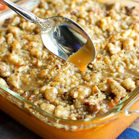 Salted Caramel Sweet Potato Dish