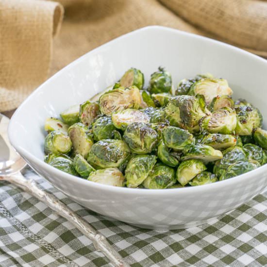 Honey Balsamic Brussels Sprouts