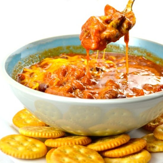 Cheesy Vegetarian Chili