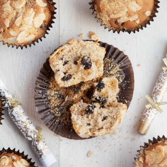 Cinnamon orange fruit cupcakes