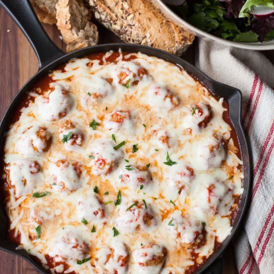 Chicken Rosemary Parmesan Meatballs