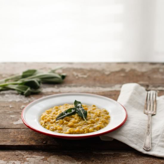 Creamed Corn with Fried Sage